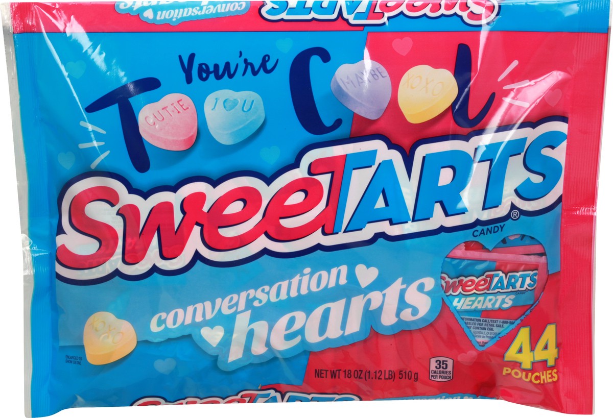 slide 2 of 13, SweeTARTS Conversation Hearts 44 ea, 44 ct