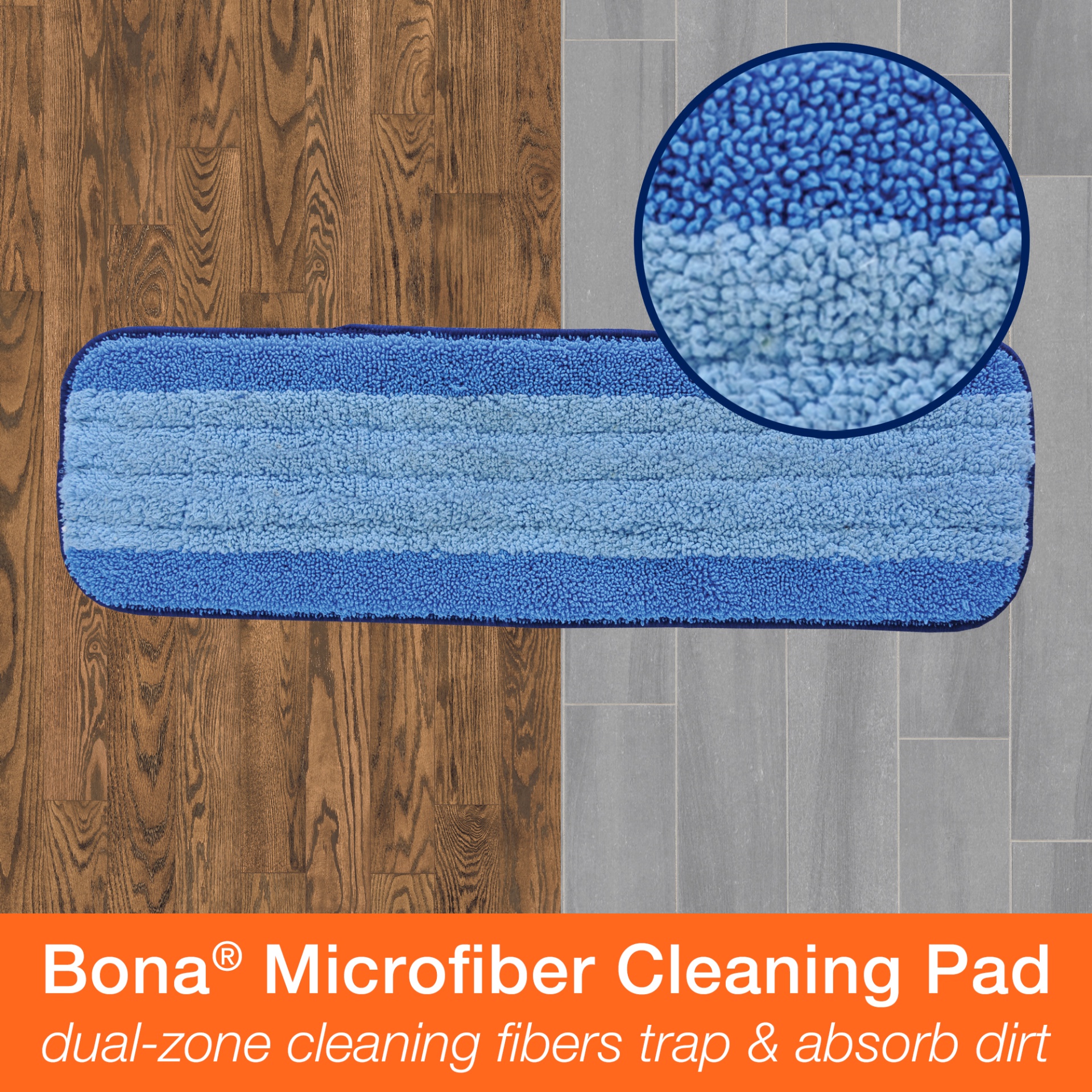 slide 7 of 13, Bona Microfiber Floor Mop, 1 ct
