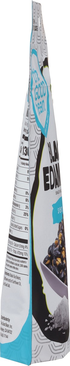slide 3 of 13, The Good Bean Sea Salt Black Edamame 4 oz, 4 oz