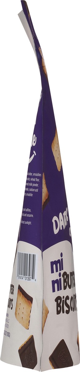 slide 13 of 13, Just the Fun Bite Mini Dark Chocolate Covered Butter Biscuits 3.53 oz, 3.53 oz