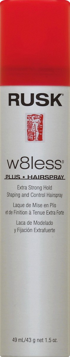 slide 2 of 2, Rusk W8Less Plus Hair Spray, 1.5 oz