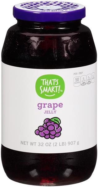 slide 1 of 1, That's Smart! Grape Jelly, 32 oz