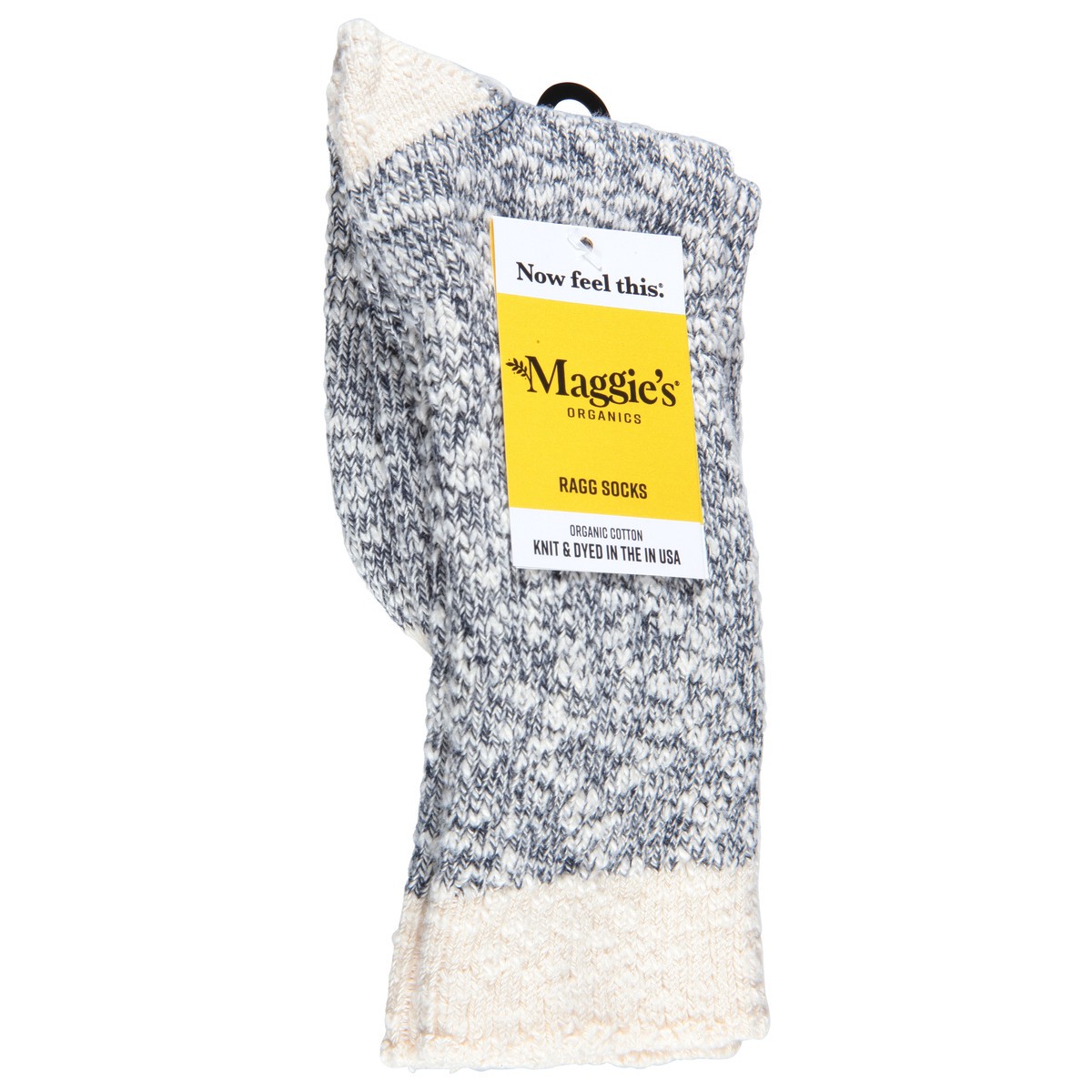 slide 6 of 9, Maggie's Organics Medium Navy Ragg Socks Medium 1 ea, 1 ct