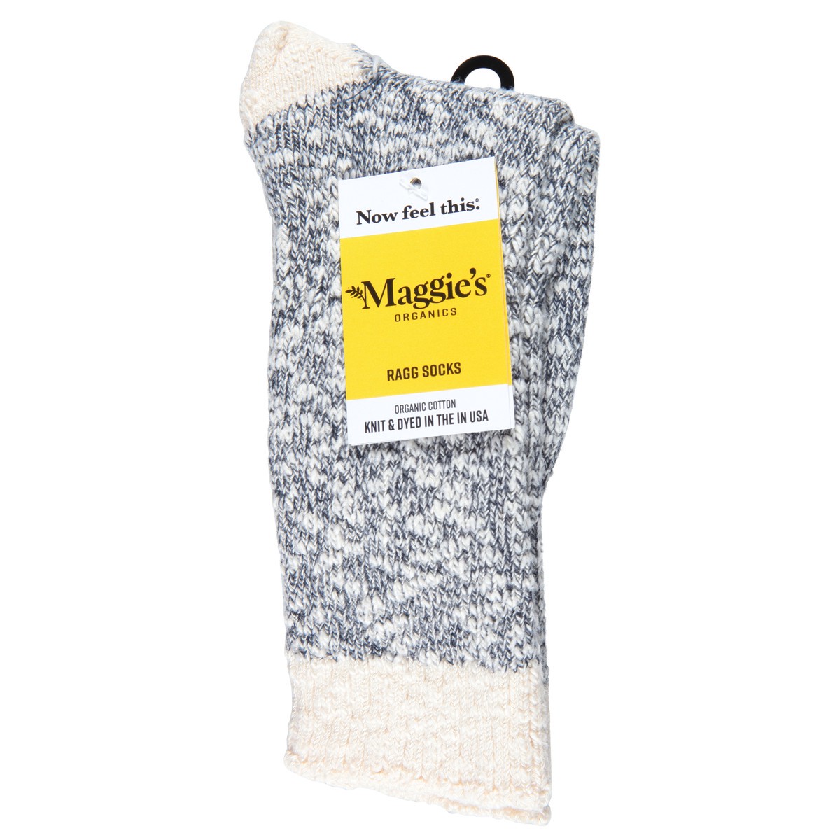 slide 8 of 9, Maggie's Organics Medium Navy Ragg Socks Medium 1 ea, 1 ct