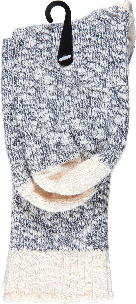 slide 9 of 9, Maggie's Organics Medium Navy Ragg Socks Medium 1 ea, 1 ct