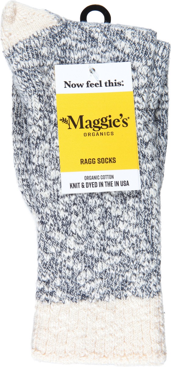slide 5 of 9, Maggie's Organics Medium Navy Ragg Socks Medium 1 ea, 1 ct
