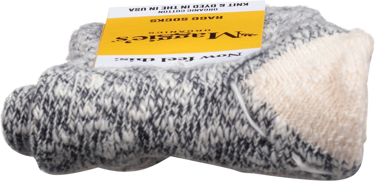 slide 7 of 9, Maggie's Organics Medium Navy Ragg Socks Medium 1 ea, 1 ct
