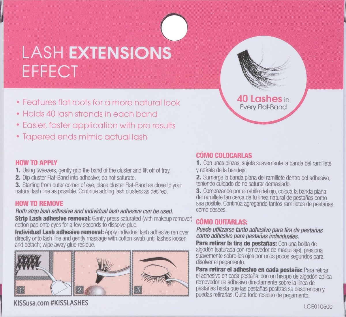 slide 8 of 9, Kiss Lash Couture 3D Faux Luxtensions Collection Lash Extensions 45 ea, 45 ct