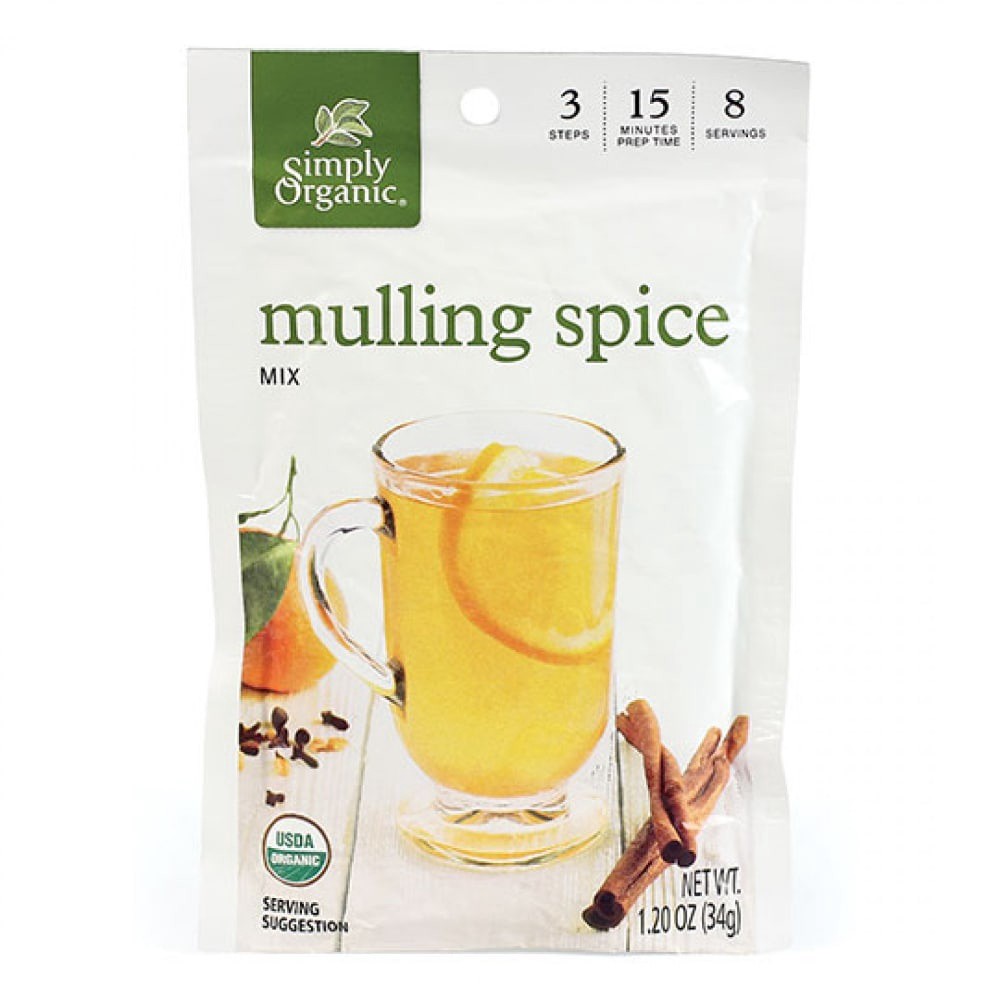 slide 1 of 1, Simply Organic Mulling Spice, Organic, Gluten Free, 1.2 oz