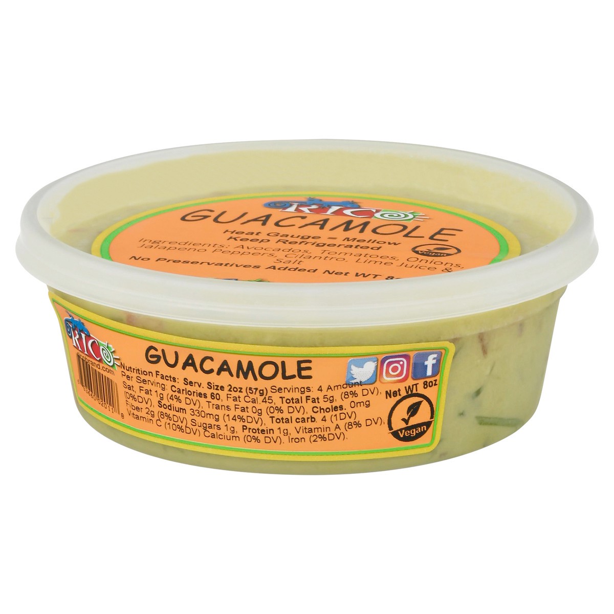 slide 3 of 13, Rico Guacamole 8 oz, 8 oz