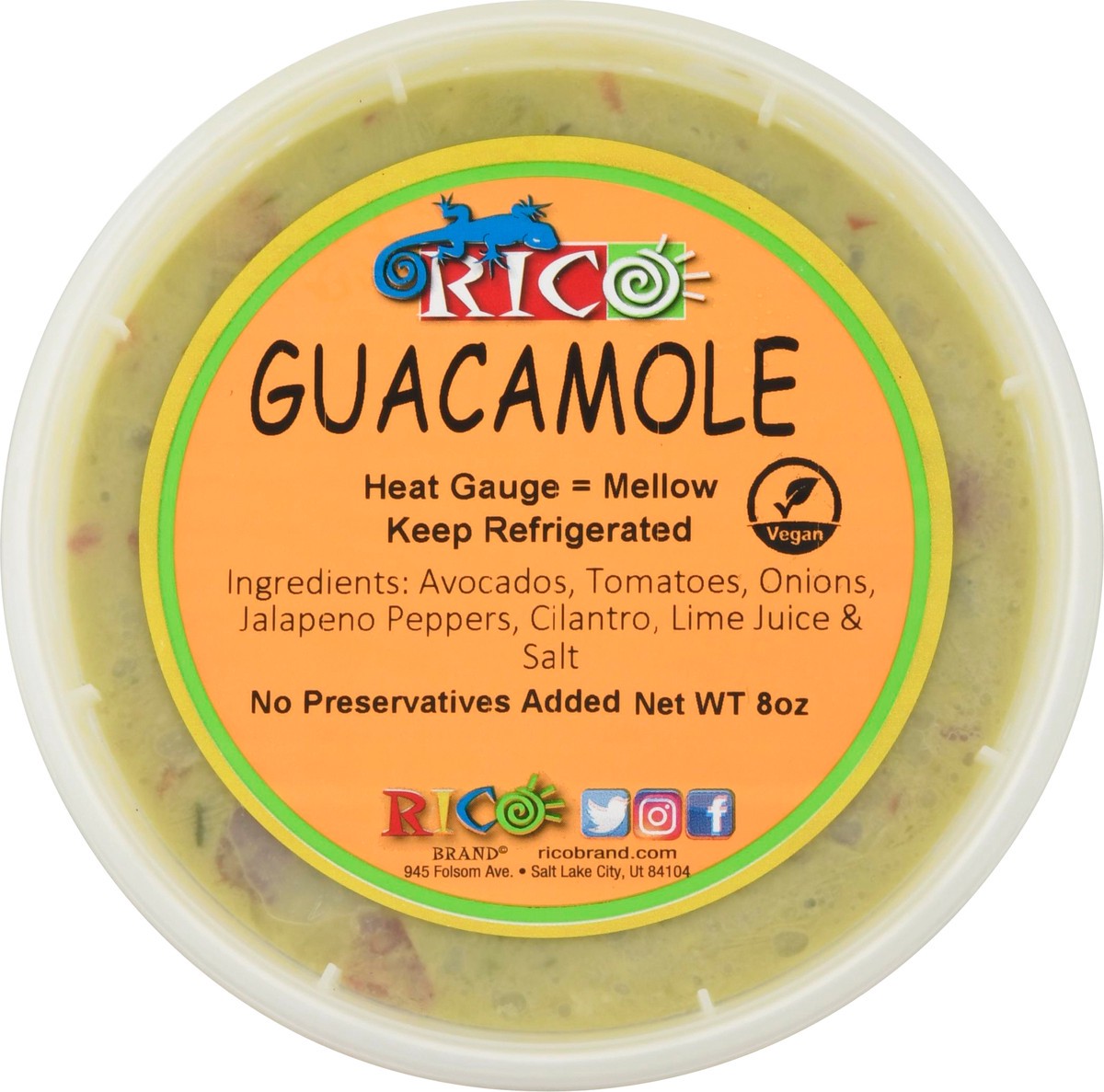 slide 5 of 13, Rico Guacamole 8 oz, 8 oz