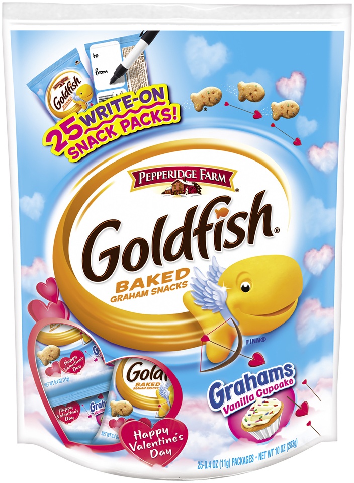 slide 1 of 1, Pepperidge Farm Goldfish Vanilla Cupcake Baked Graham Snacks, 25 ct; 0.4 oz