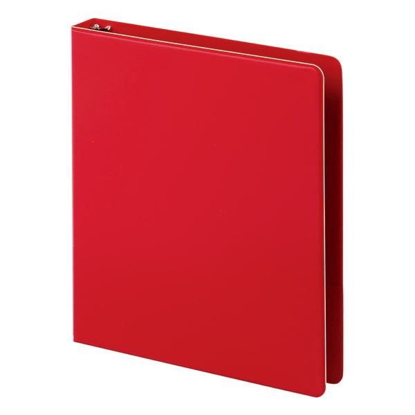 slide 4 of 5, Office Depot Brand Durable Reference Binder, 1'' Rings, Red, 1 in