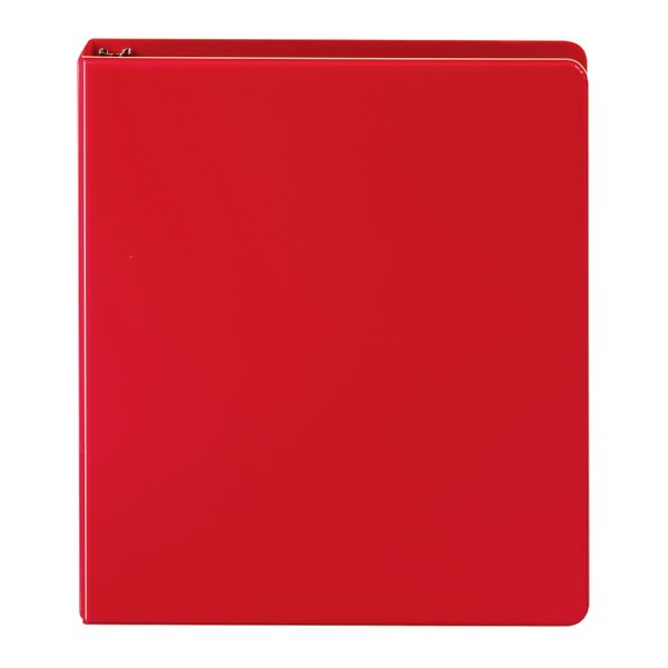 slide 3 of 5, Office Depot Brand Durable Reference Binder, 1'' Rings, Red, 1 in