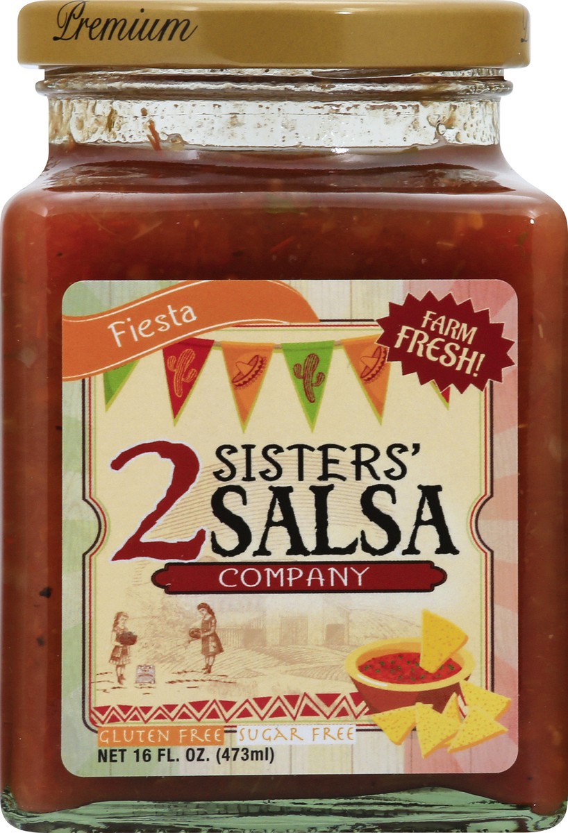 slide 9 of 11, 2 Sisters' Salsa Fiesta Style Salsa, 16 oz