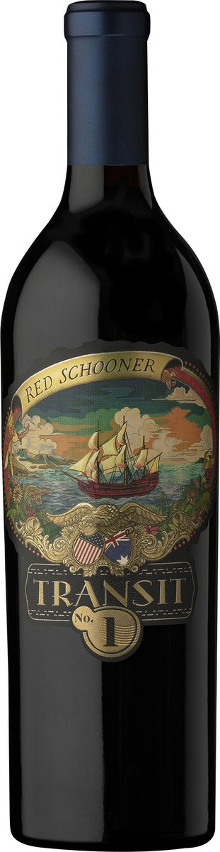 slide 6 of 6, Red Schooner 'Transit 3' Red Blend Australia 750 ml, 750 ml