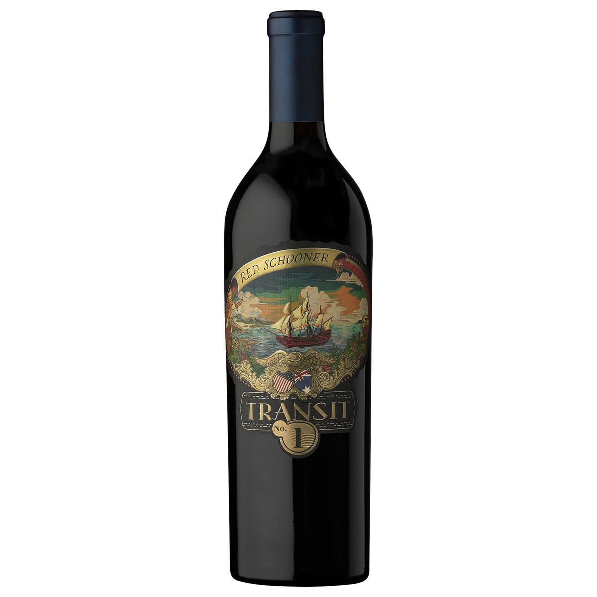 slide 5 of 6, Red Schooner 'Transit 3' Red Blend Australia 750 ml, 750 ml