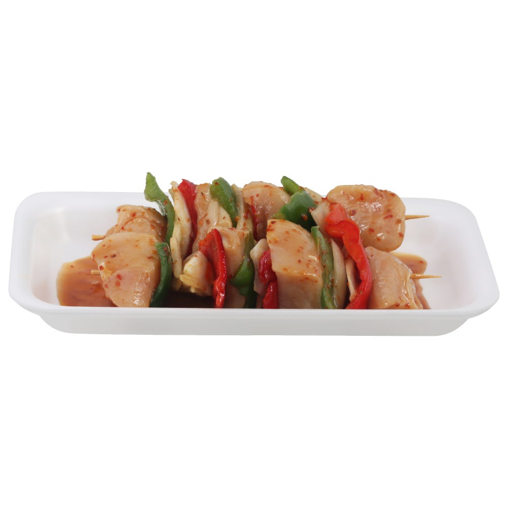 slide 1 of 1, Harris Teeter Fresh Chicken Ginger Breast Kabob, per lb