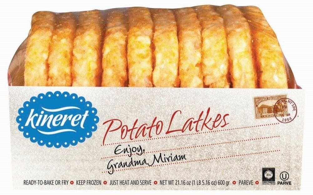 slide 1 of 1, Kineret Potato Latkes Regular, 21 oz