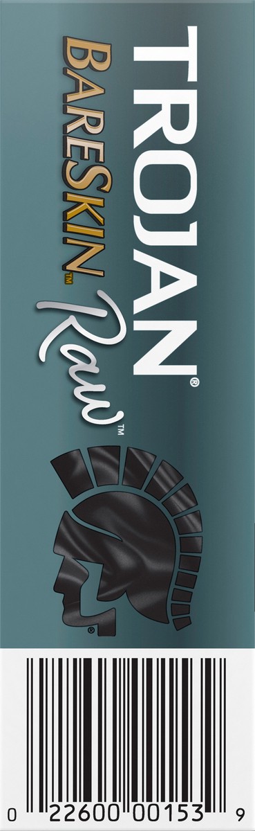 slide 5 of 10, Trojan Bareskin Raw Condoms, Thin Condoms, 10 Count Lubricated Condoms, 10 ct