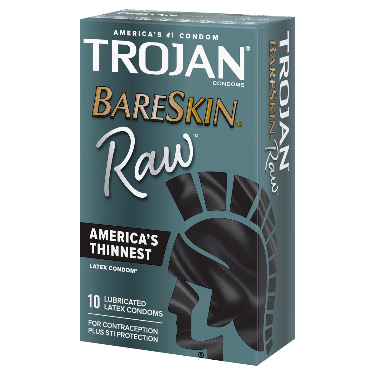 slide 7 of 10, Trojan Bareskin Raw Condoms, Thin Condoms, 10 Count Lubricated Condoms, 10 ct
