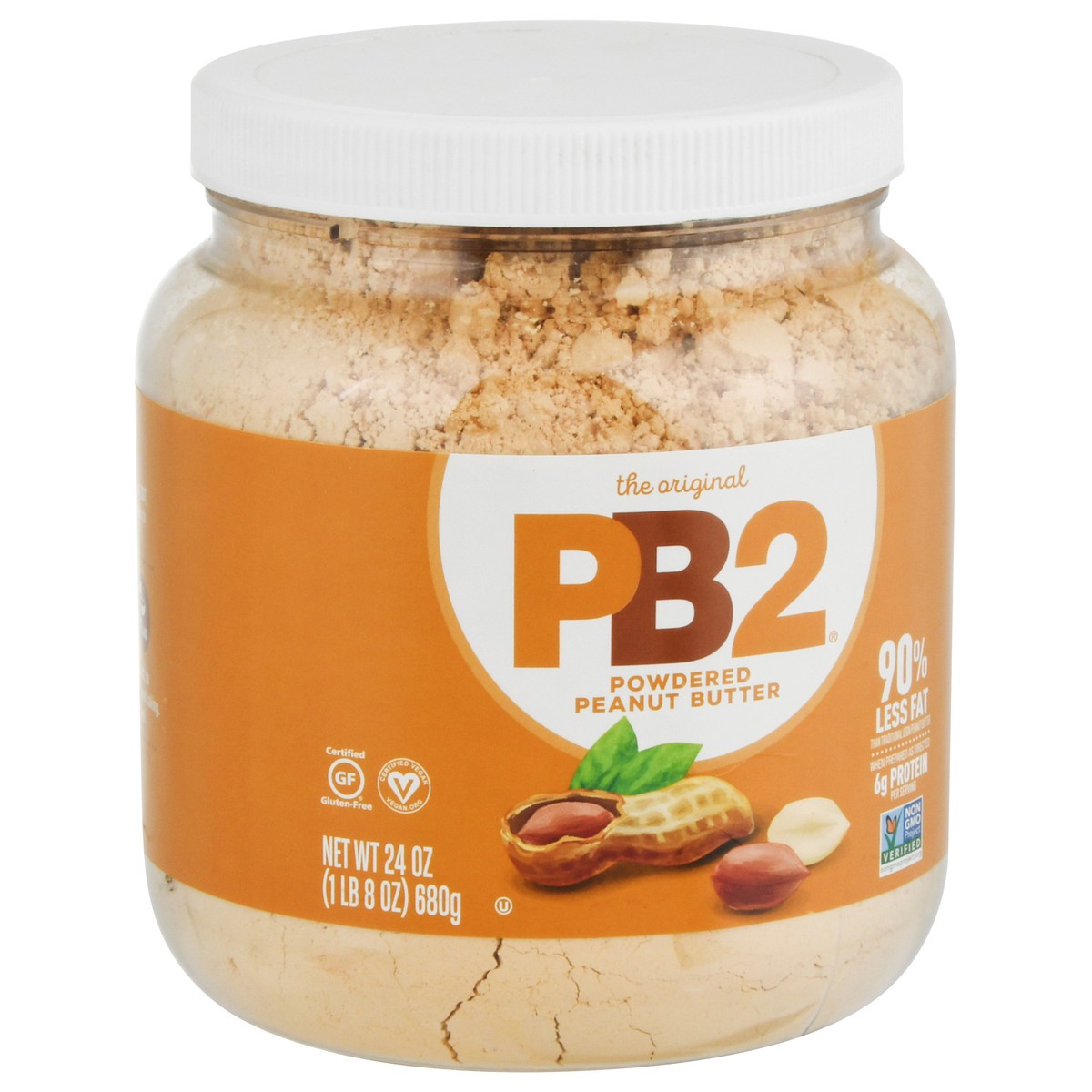 slide 5 of 9, PB2 Powdered Original Peanut Butter 24 oz, 24 oz