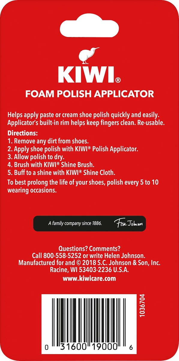 slide 2 of 3, KIWI Foam Polish Applicators 2 ct, 2 ct