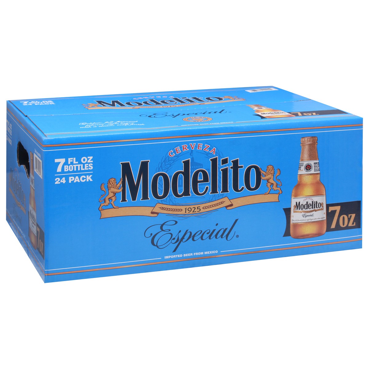 slide 9 of 9, Modelo Especial Modelito Mexican Lager Beer, 24 ct; 7 oz