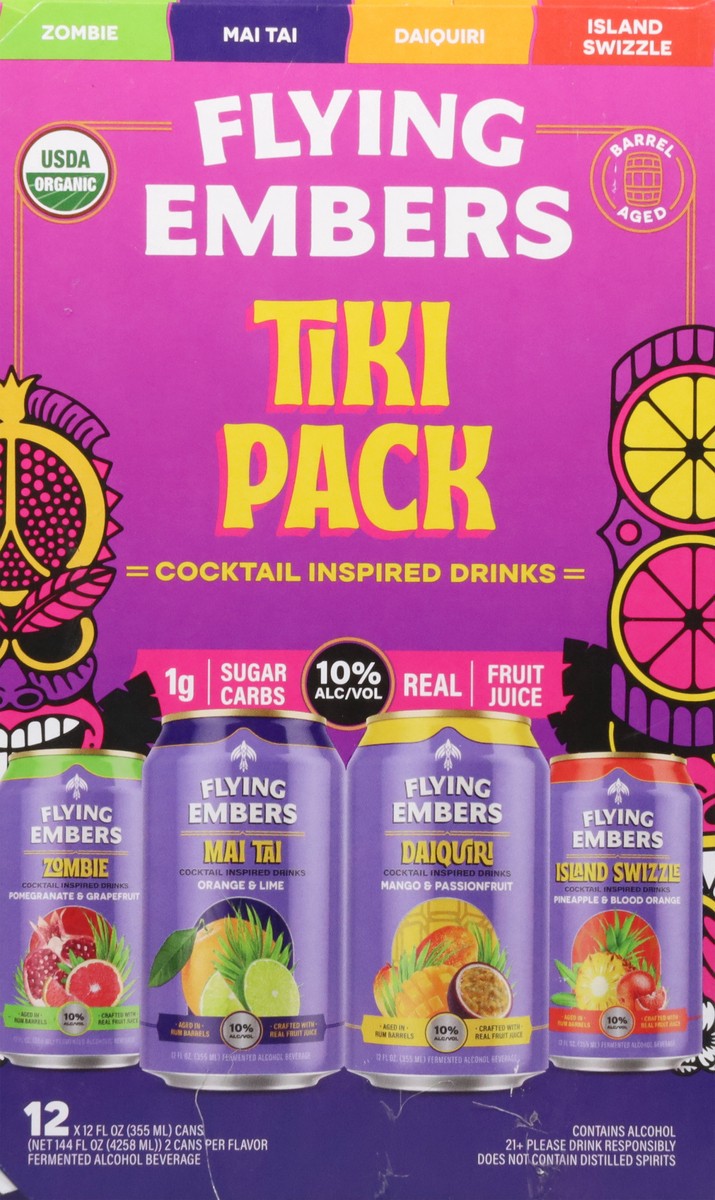 slide 3 of 13, Flying Embers Tiki Pack Variety, 12 ct; 12 oz