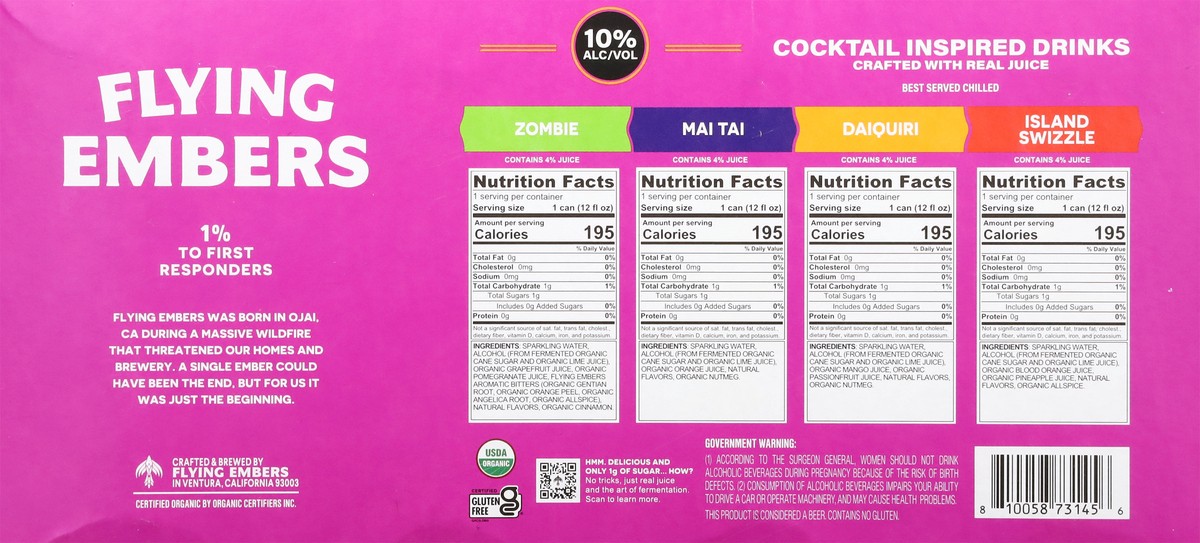 slide 8 of 13, Flying Embers Tiki Pack Variety, 12 ct; 12 oz