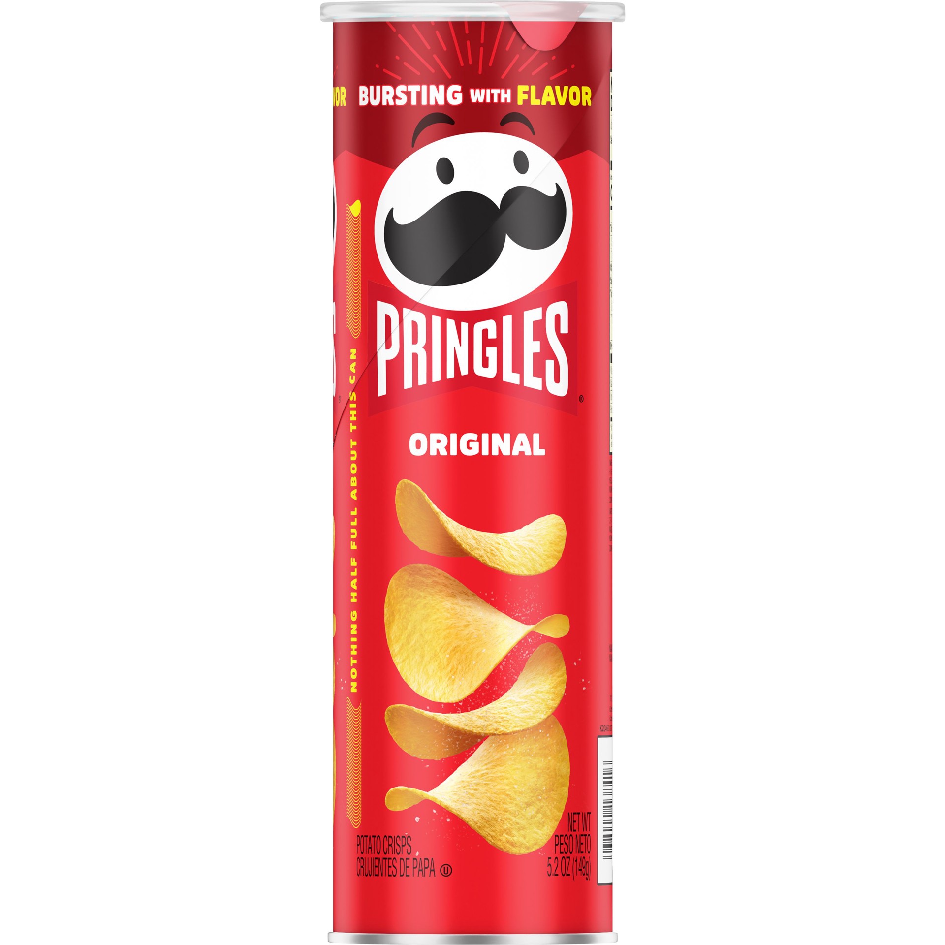 slide 5 of 5, Pringles Potato Crisps Chips, Original, 72.8 oz, 14 Count, 