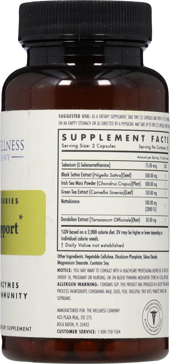 slide 8 of 15, The Wellness Company Spike Support 60 Vegetarian Capsules, 60 ct