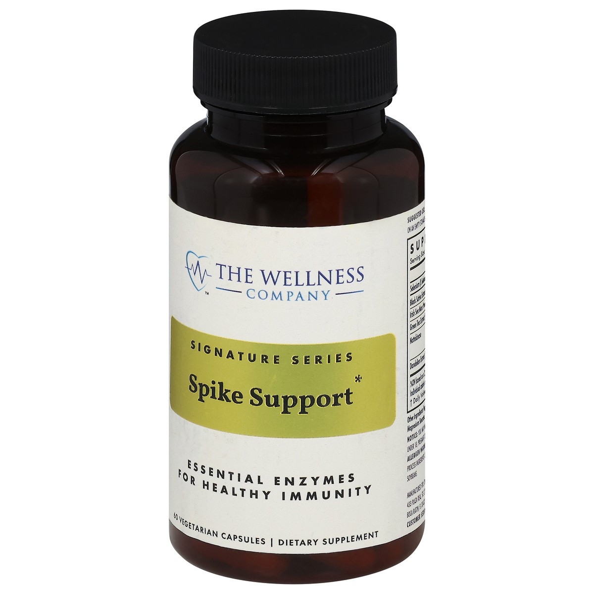 slide 2 of 15, The Wellness Company Spike Support 60 Vegetarian Capsules, 60 ct
