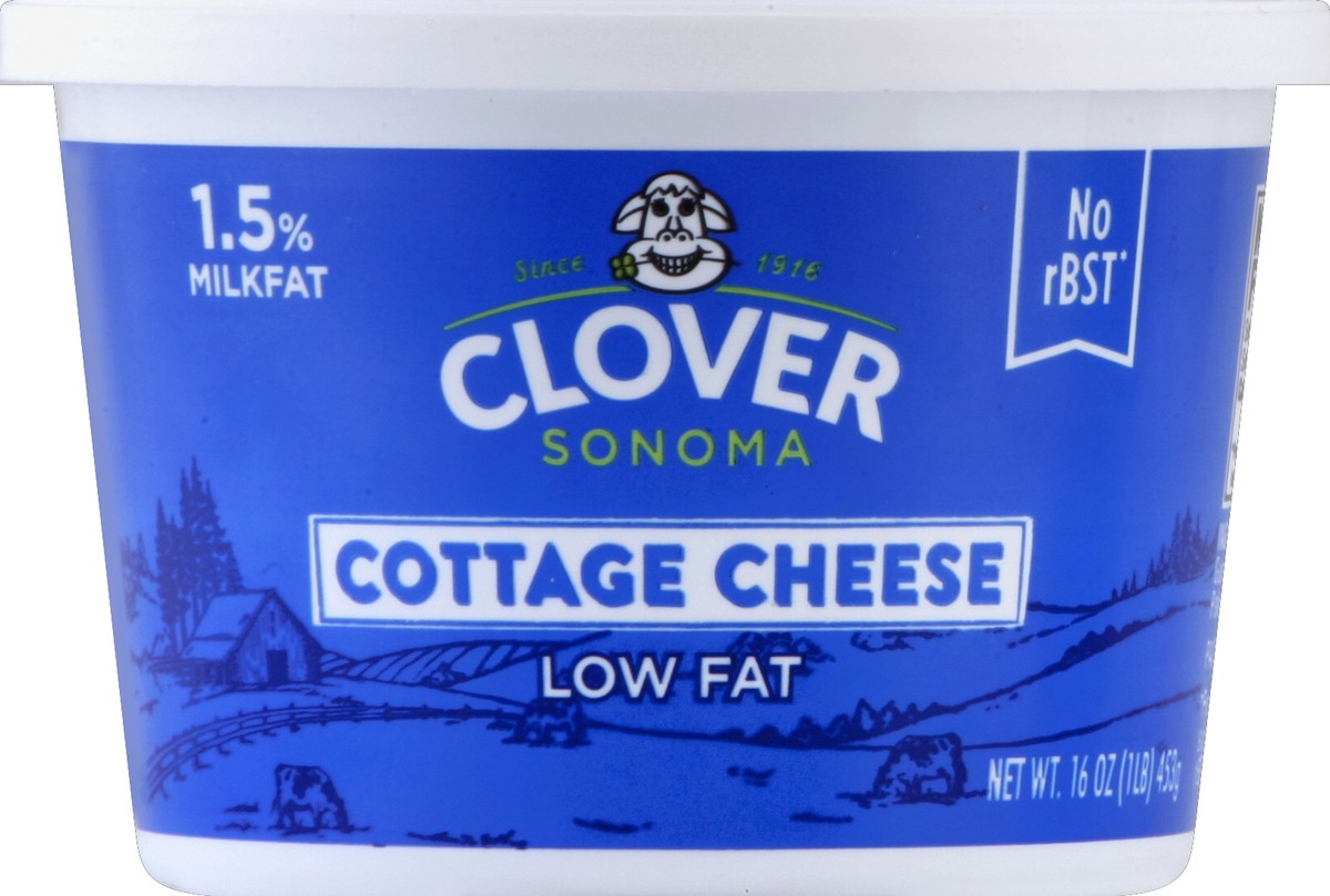 slide 3 of 3, Clover Cottage Cheese 32 oz, 32 oz