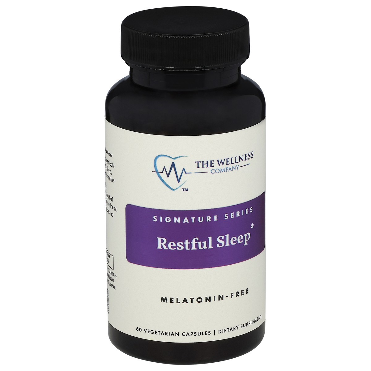 slide 12 of 14, The Wellness Company Melatonin-Free Restful Sleep 60 Vegetarian Capsules, 60 ct
