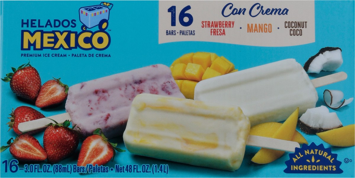 slide 9 of 10, Helados Mexico Premium Ice Cream Bars Value Pack, 16 ct