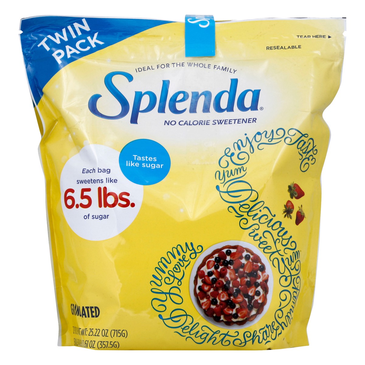 slide 1 of 13, Splenda Twin Pack Granulated No Calorie Sweetener 2.0 ea, 