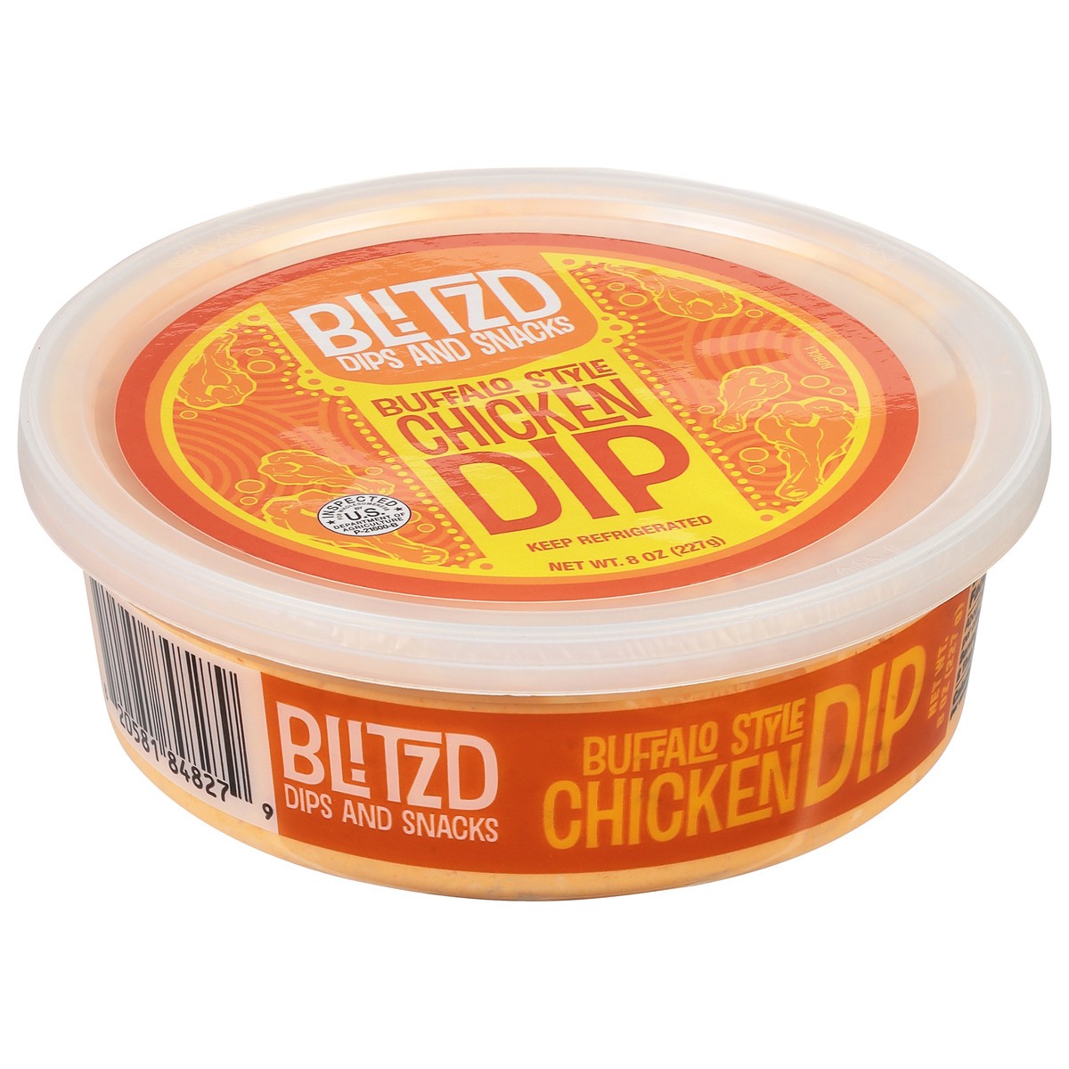 slide 8 of 13, Blitzd Buffalo Style Chicken Dip 8 oz, 8 oz