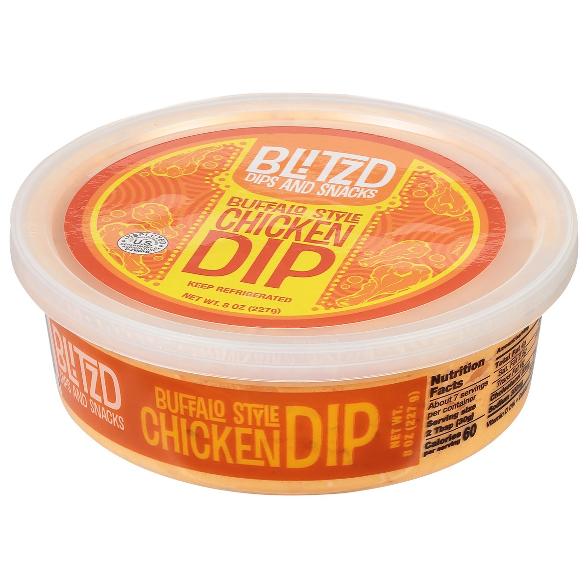 slide 11 of 13, Blitzd Buffalo Style Chicken Dip 8 oz, 8 oz