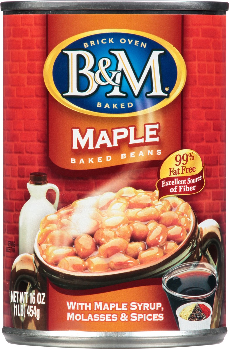 slide 4 of 7, B&M Maple Baked Beans 16 oz, 16 oz