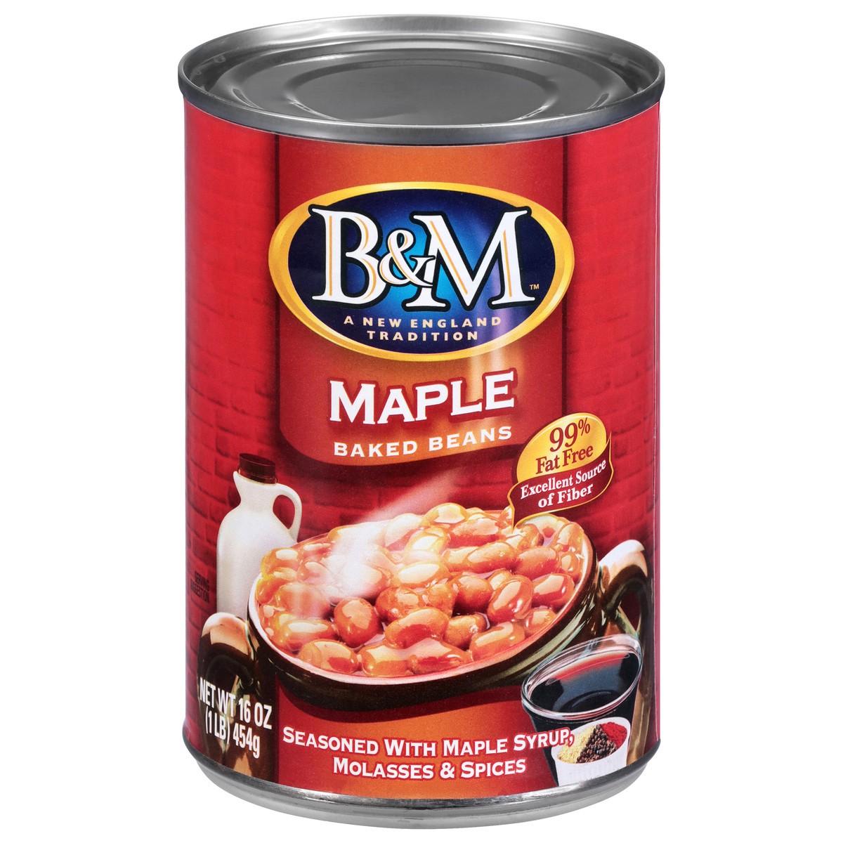 slide 1 of 7, B&M Maple Baked Beans, 16 oz, 16 oz