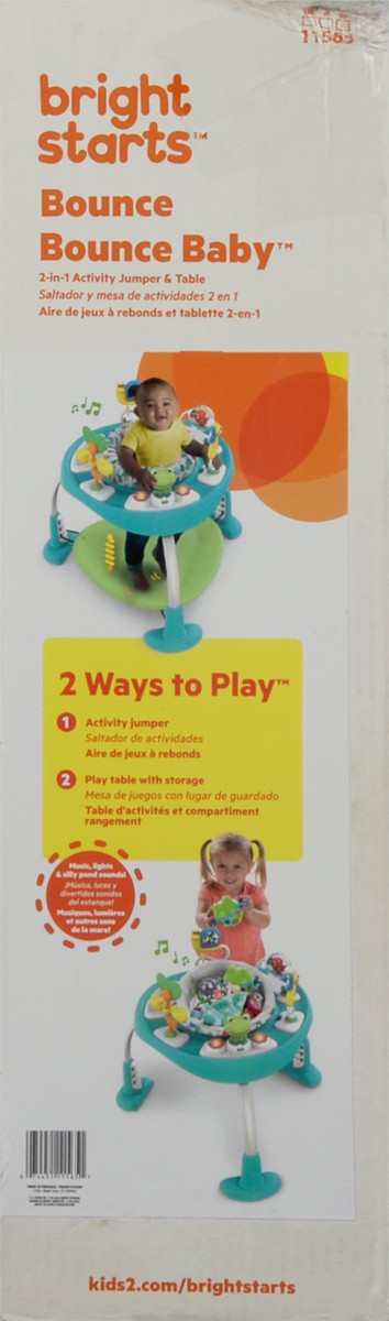 slide 2 of 10, Bright Starts Bounce Bounce Baby 2-in-1 Activity Jumper & Table 1 ea Box, 1 ct