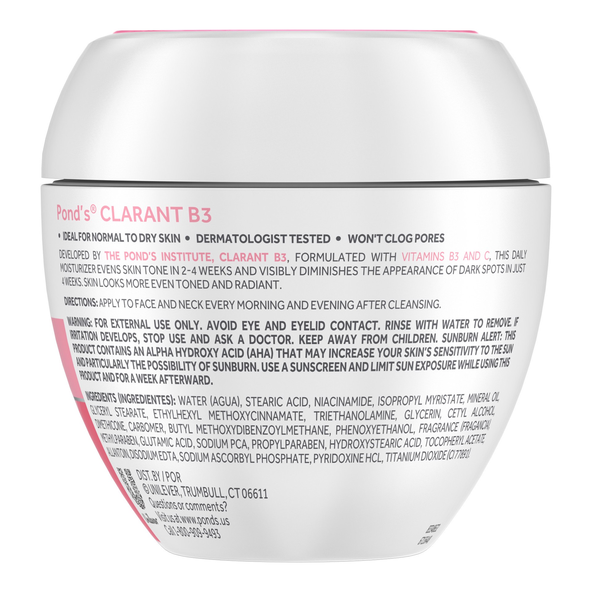 slide 4 of 4, Pond's Skin Care Dark Spot Corrector Clarant B3, 7 oz, 7 oz