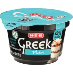 H-E-B Plain Greek Yogurt