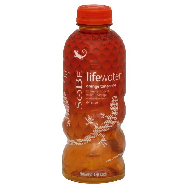 slide 1 of 1, SoBe Lifewater Orange Tangerine - 20 oz, 20 oz