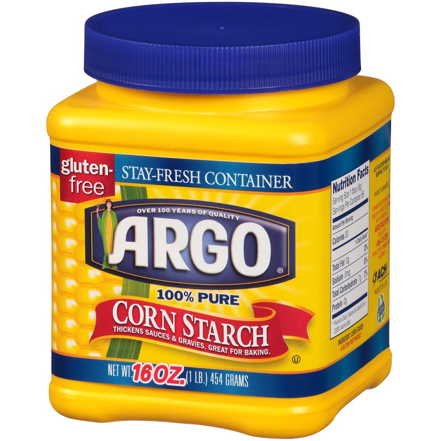 slide 3 of 8, Argo 100% Pure Corn Starch, 16 oz