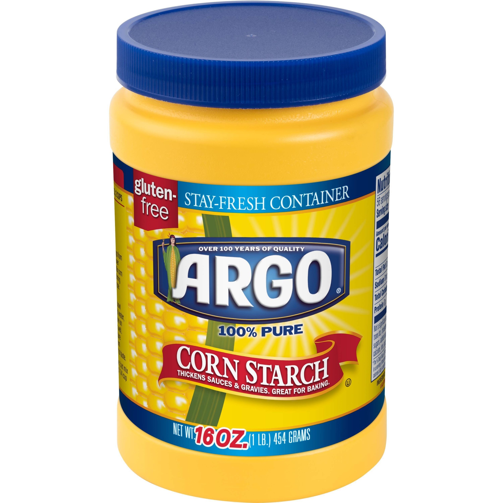 slide 1 of 8, Argo 100% Pure Corn Starch, 16 oz