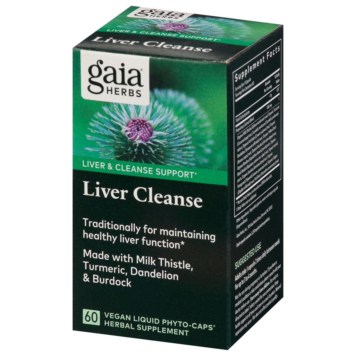 slide 4 of 13, Gaia Herbs Liver Cleanse Herbal Supplement, 60 ct