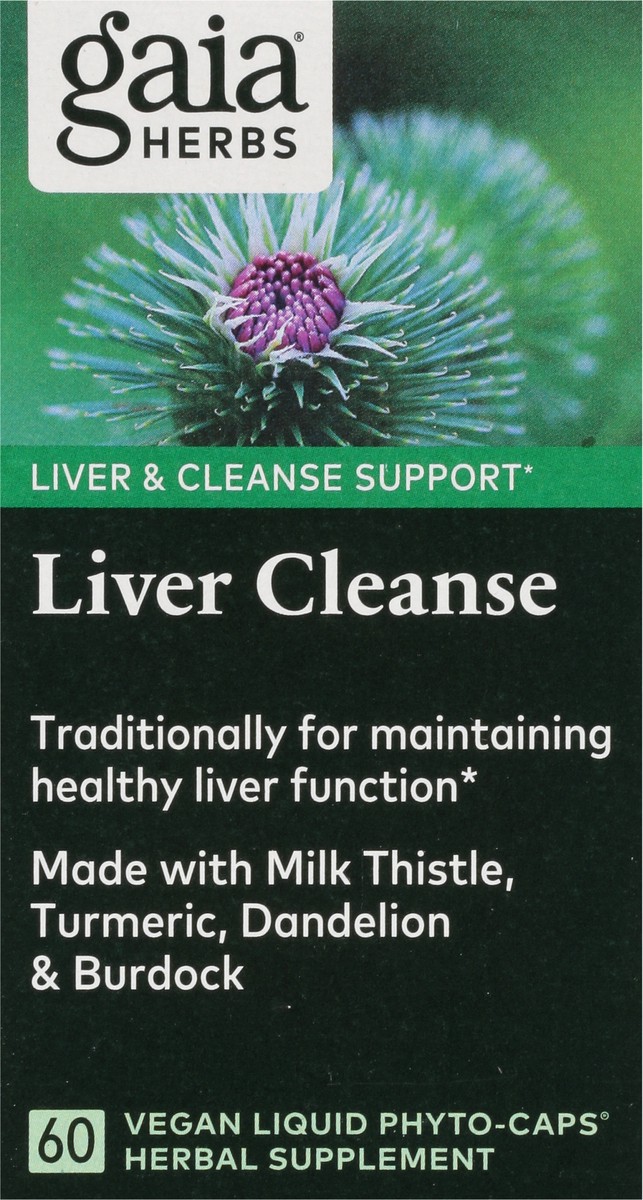 slide 6 of 13, Gaia Herbs Liver Cleanse Herbal Supplement, 60 ct