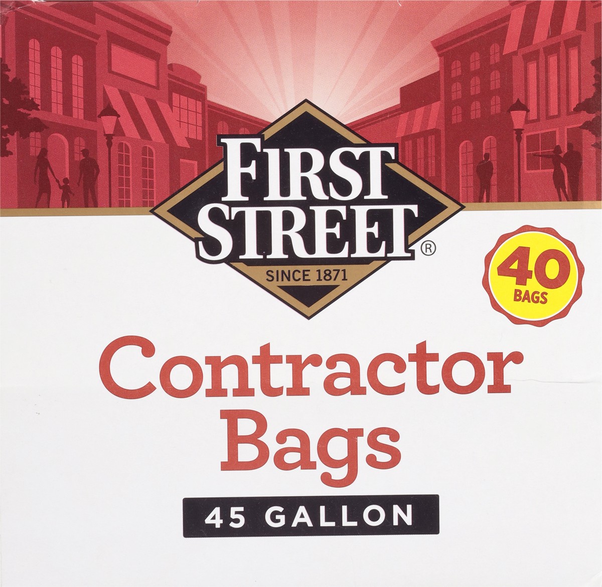 slide 7 of 14, First Street Drawstring Contractor Bag, 40 ct
